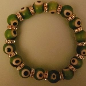 Green Eye Bracelet